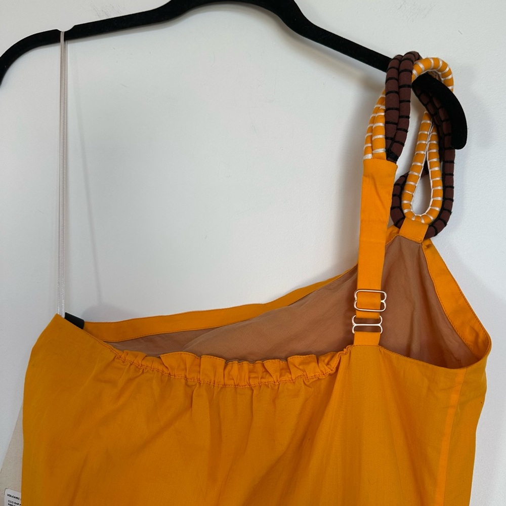 ❌SOLD❌ Johanna Ortiz Volcanic Dreams Maxi Dress in Monk Orange Size 0 NEW NWT - Picture 7 of 13